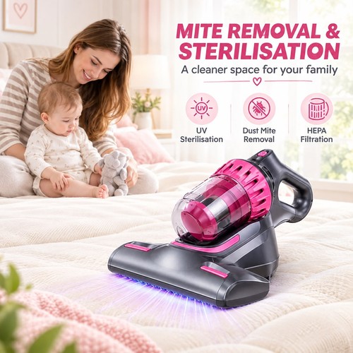 Cordless handheld mite remover - cordless,